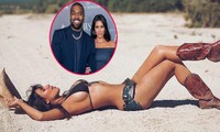 Kim Kardashian hóa nữ cao bồi ‘bốc lửa’ giữa tin đi chơi cùng chồng cũ Kanye West