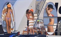 Heidi Klum ‘khóa môi’ chồng trẻ, đọ dáng bikini với con gái tuổi teen trên du thuyền