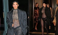‘Nóng mặt’ với bộ jumpsuit ren tưởng kín mà siêu hở của bà bầu Kylie Jenner