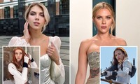 Mẫu người Nga bị doạ giết vì giống hệt ‘Goá phụ đen’ Scarlett Johansson