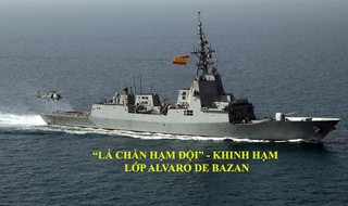 Uy lực của khinh hạm lớp Alvaro de Bazan 