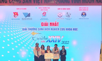8 giải Nhất Giải thưởng Sinh viên nghiên cứu khoa học Euréka lần thứ 24 được vinh danh