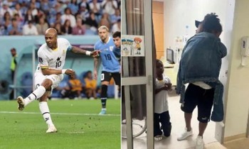 Hy hữu: Con gái ngôi sao Ghana ngất xỉu trên khán đài khi thấy cha sút hỏng penalty