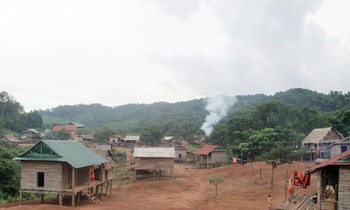 Xã biên giới nơi ông Hưng công tác