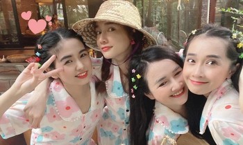Nhã Phương thân với chị em ruột nhưng mối quan hệ với em dâu, em chồng càng đáng chú ý hơn