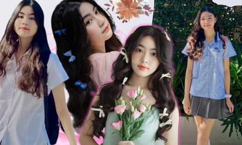 Hai "công chúa nhỏ" Lọ Lem - Hạt Dẻ nhà MC Quyền Linh: Mặc đồng phục vẫn xinh ngất ngây!