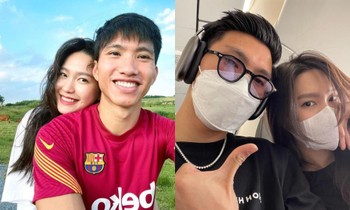 Sau khi công khai mối quan hệ, Đoàn Văn Hậu và Doãn Hải My liên tục khoe ảnh tình cảm