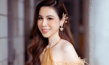 Bí mật nào giúp Hoa hậu áo dài Hoàng Dung liên tục làm 'vedette' tại các show thời trang lớn?