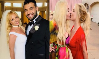 Toàn cảnh hôn lễ đẹp như cổ tích của Britney Spears: Cô dâu ‘khóa môi’ Madonna gây sốc
