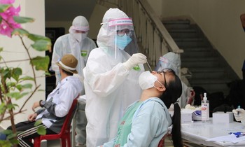 Ngày thi cuối có thêm nhiều trường hợp là F0, F1