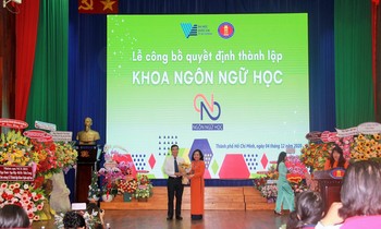 Sinh viên Ngôn ngữ học, trường ĐH KHXH&NV (ĐHQG TP. HCM) có “nhà mới”.