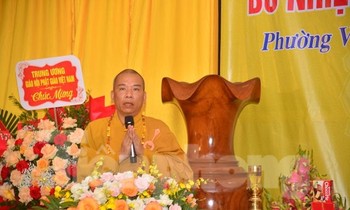 Công bố quyết định trụ trì chùa Đôn cho Thượng tọa Thích Quảng Truyền