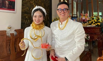 Cô dâu Thanh Hóa nhận hàng chục cây vàng, 5 tỷ đồng quà hồi môn gây 'sốt'