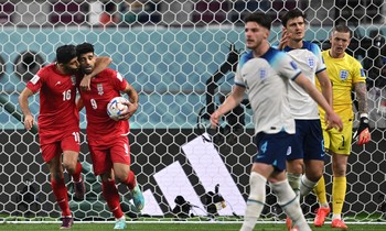 Dù thua đậm nhưng Iran đã có 2 bàn thắng trước Anh.