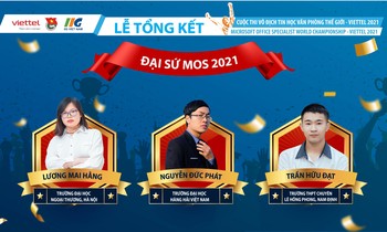 Lễ tổng kết và trao giải cuộc thi "Vô địch Tin học văn phòng Thế giới – Viettel 2021"