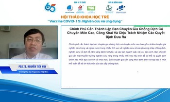 Hội thảo khoa học trẻ 'Vắc xin COVID-19: Nghiên cứu và ứng dụng'