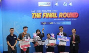 Dự án 'Bánh Castella cao cấp giàu chất xơ' đoạt giải Quán quân 'Bách khoa Innovation 2022'