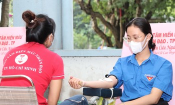 Sinh viên Học viện Thanh Thiếu niên Việt Nam tích cực hưởng ứng Hiến máu tình nguyện Chủ nhật Đỏ