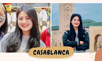 Cùng nữ sinh Việt khám phá thành phố tình yêu Casablanca