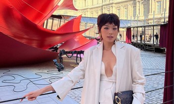 Á hậu Lê Thảo Nhi ngày càng thăng hạng nhan sắc, diện áo cắt xẻ táo bạo với phần ngực được khoét sâu