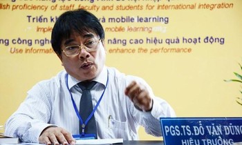 PGS. TS Đỗ Văn Dũng thôi làm hiệu trưởng trường ĐH Sư phạm Kỹ thuật TP. HCM