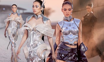 Hoa hậu Tiểu Vy đi catwalk trên mặt nước, Hoa hậu Bảo Ngọc hóa nữ thần chiến binh