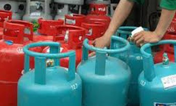 Gas tăng 21.000 đồng/bình từ 1/1/2017