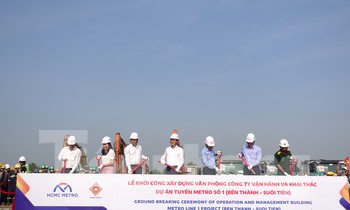 Khởi công hạng mục đặc biệt của tuyến metro Bến Thành - Suối Tiên