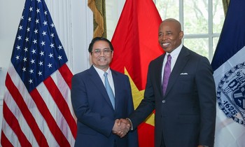 Thị trưởng New York cam kết hỗ trợ thành phố Hồ Chí Minh thành trung tâm tài chính mạnh của khu vực