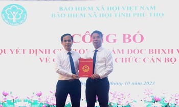 Công bố quyết định bổ nhiệm Giám đốc BHXH tỉnh Phú Thọ