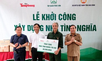 Khởi động hành trình xây dựng 120 nhà tình nghĩa cho người có công tại Hòa Bình