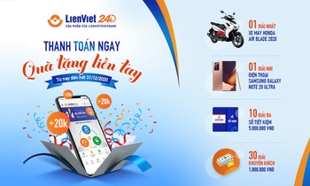 Thanh toán ngay – Quà tặng liền tay