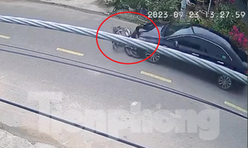 Vụ ô tô kéo lê xe máy sau va chạm: Triệu tập người đăng video và xúc phạm công an