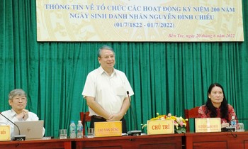 Bến Tre thông tin kỷ niệm Nguyễn Đình Chiểu