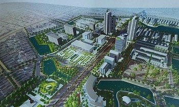 Mô hình quy hoạch khu vực Hồ Thành- TP Thanh Hoá. Ảnh minh hoạ.