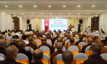 Phổ biến pháp luật về tín ngưỡng, tôn giáo cho các chức sắc, chức việc, nhà tu hành tại Huế