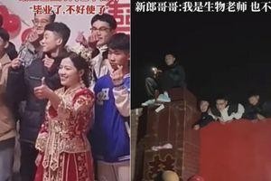Nhóm nam sinh "tri ân" giáo viên bằng cách độc lạ: Giúp cô chủ nhiệm "làm khó" chú rể