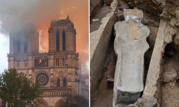 Những bí ẩn "lạnh người" được tìm thấy bên dưới Nhà thờ Đức Bà (Paris) khi đang sửa chữa