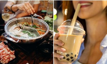 Ăn lẩu xong uống trà sữa trân châu rồi ăn quả đào, một người Trung Quốc suýt thiệt mạng