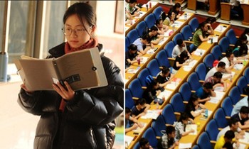 Bố mẹ dự thi sau đại học cùng con gái cho con đỡ lo, ai ngờ bố mẹ thi đỗ còn con thi trượt