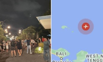 Động khu đất 7,1 phỏng thực hiện rung rinh gửi hòn đảo Bali ở Indonesia, khác nước ngoài hoảng loạn sập đi ra phố