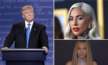 Góc hài hước: Tổng thống Trump doạ "bóc phốt" Lady Gaga, Beyoncé vì không "về Team Trump”