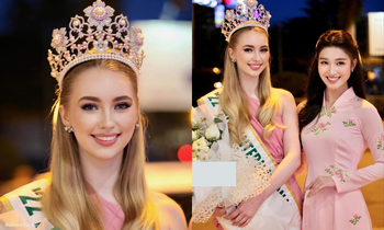 Á hậu Phương Nhi rạng ngời bên đương kim Miss International, "gấp đôi visual" là đây!
