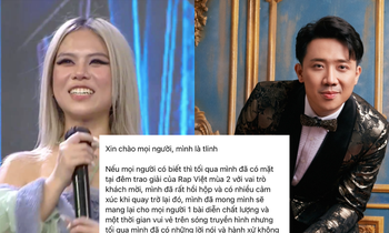 Xung quanh ồn ào đối đáp tại "Rap Việt": tlinh chính thức xin lỗi, thừa nhận mình non nớt