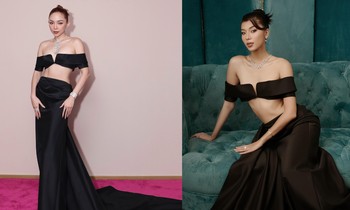 Cùng diện mẫu váy cắt xẻ hiểm hóc, Tóc Tiên và Đồng Ánh Quỳnh ai nhỉnh hơn?