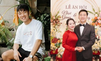 Lương Xuân Trường đăng tâm sự: "Không biết việc làm bố có khó hơn chơi bóng không nhỉ?"