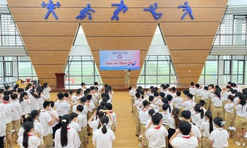 Hà Nội: Các bạn học sinh THCS Lê Quý Đôn (Long Biên) bày tỏ tâm tư qua "Điều em muốn nói"