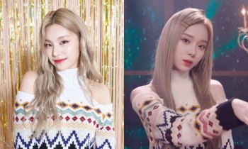 Đụng hàng áo len khoe vai trần, Yeji (ITZY) và Winter (aespa) ai mặc đẹp hơn?
