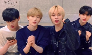 Hanbin dạy các thành viên TEMPEST nói tiếng Việt, cổ vũ người dân miền Trung vượt qua bão Noru