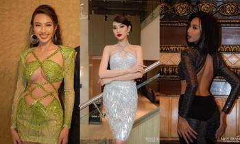 'Soi' tủ đồ của Hoa hậu Thùy Tiên tại Nam Mỹ: Chinh phục được mọi thiết kế hiểm hóc nhất